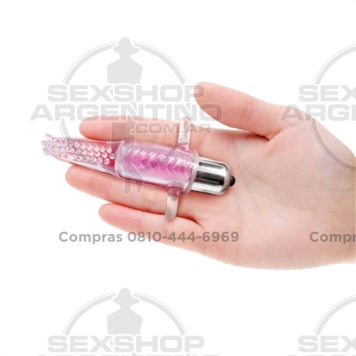 Masajeador clítoris para dedo con Vibrador