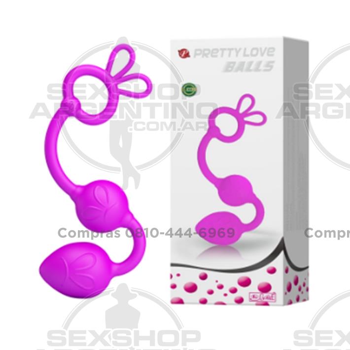 Productos eróticos, Bolitas chinas - Bolitas chinas rosas siliconadas