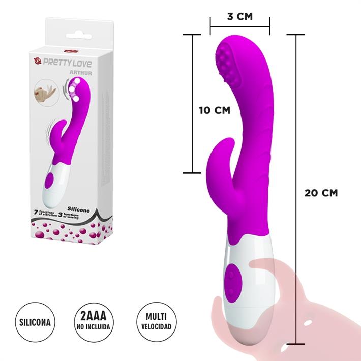  Estimulador de punto G con funcion de ondulacion y 7 vibraciones 