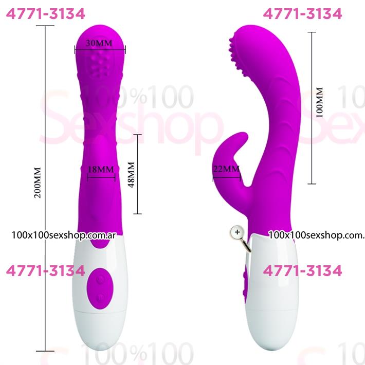 Estimulador de punto G con funcion de ondulacion y 7 vibraciones