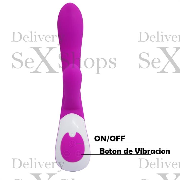 Masajeador con estimulador de clitoris