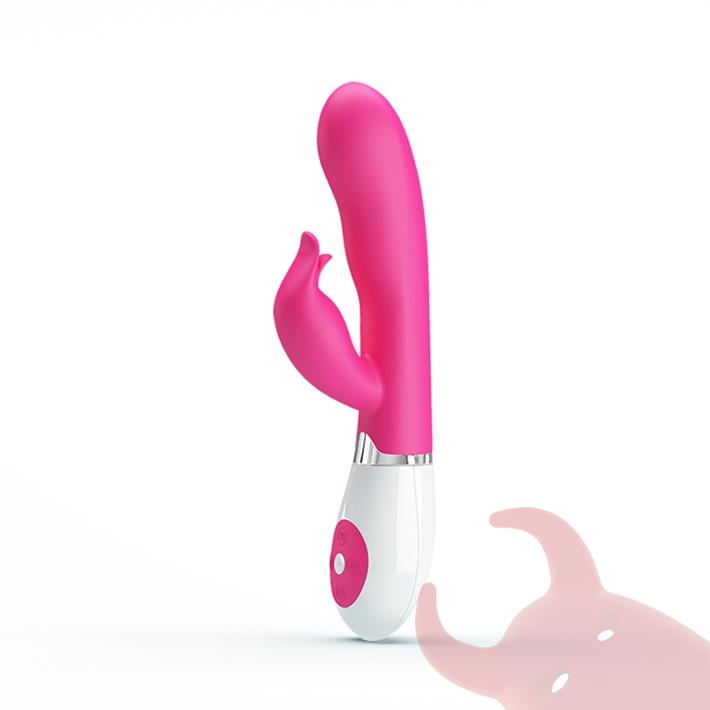 Vibrador con estimulador de clitoris y control mediante VOZ