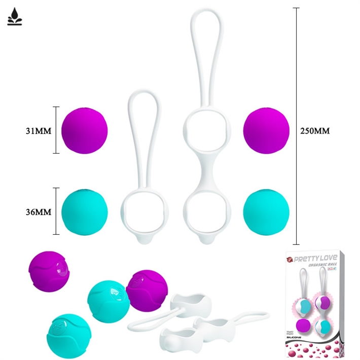 Juego de bolitas chinas intercambiables de 30 y 40 gramosEAN: 6959532313086