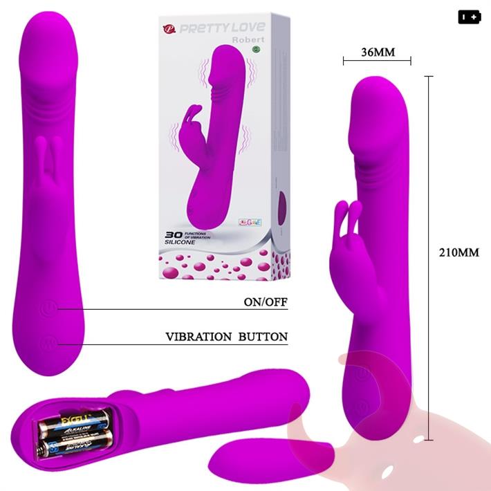  Vibrador estimulador de clitoris de 30 funciones 