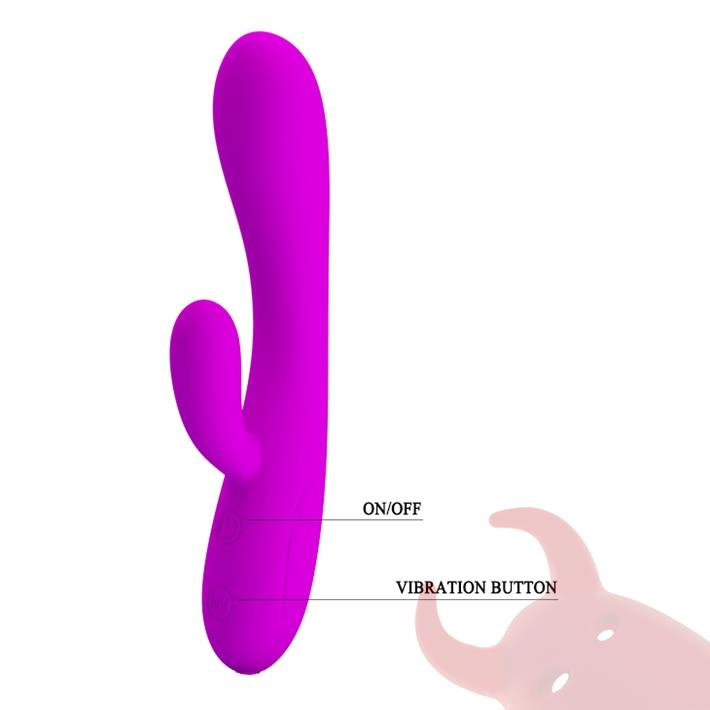 Masajeador de punto G y clitoris con carga USB