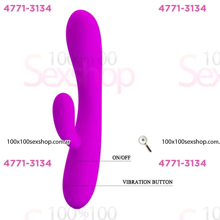 Masajeador de punto G y clitoris con carga USB