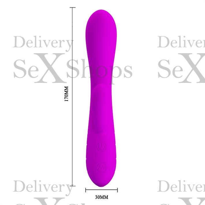 Masajeador de punto G y clitoris con carga USB