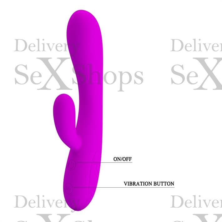 Masajeador de punto G y clitoris con carga USB