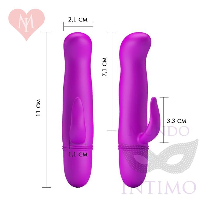  Vibrador estimulador con masajeador de clitoris 
