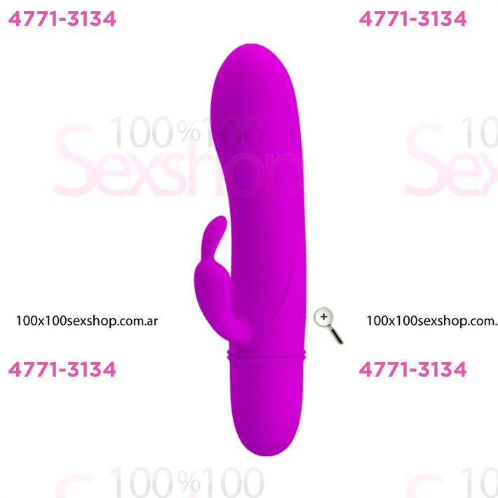 Cód: CA SS-PL-014292 - Estimulador femenino con vibrador de clitoris y 12 funciones de vibracion - $ 28100