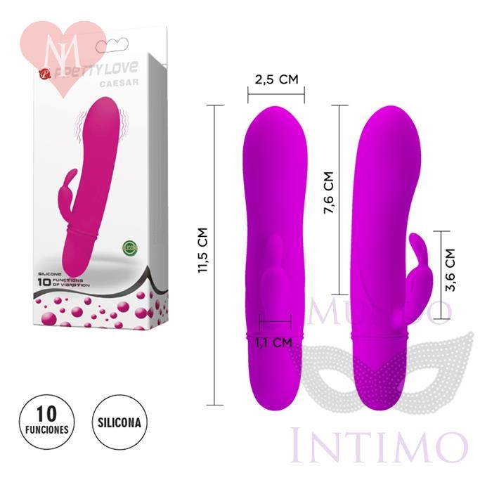  Estimulador femenino con vibrador de clitoris y 12 funciones de vibracion 