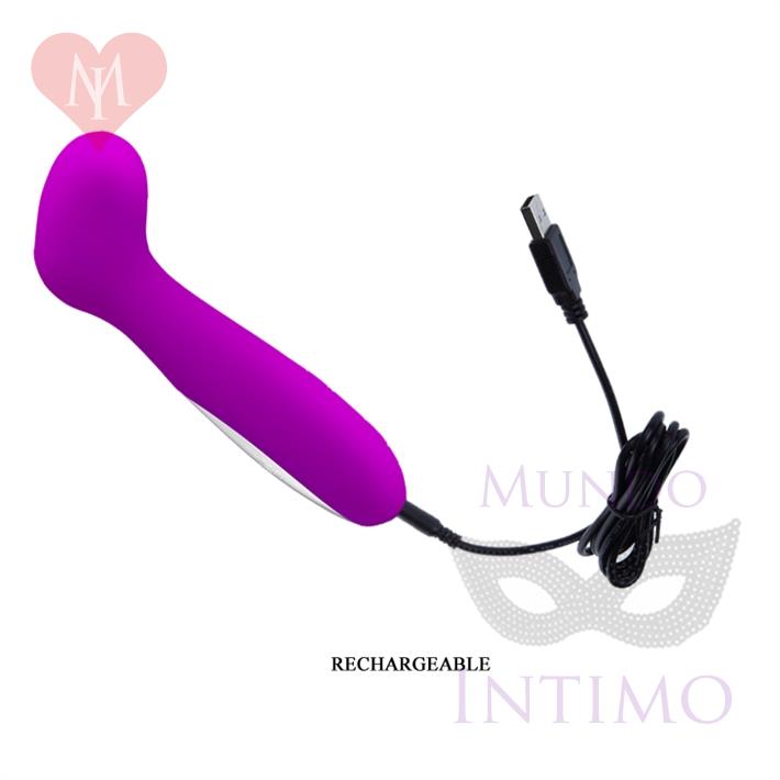 Masajeador vaginal con carga USB