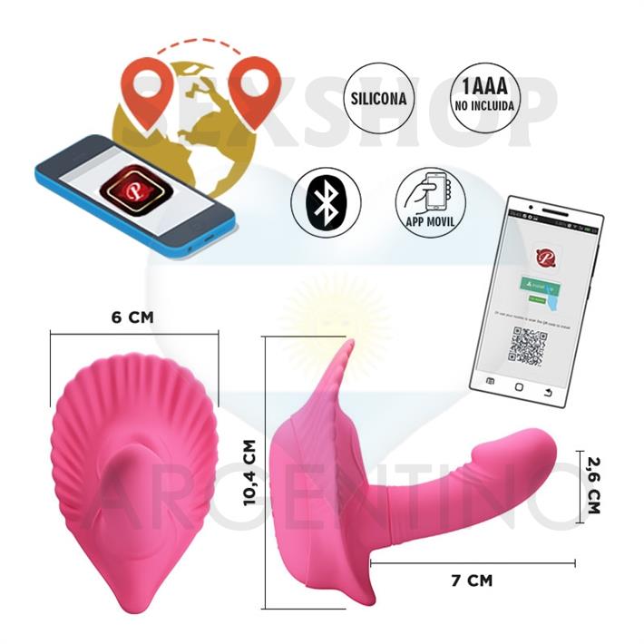 Vibrador del punto g con control via bluetooth