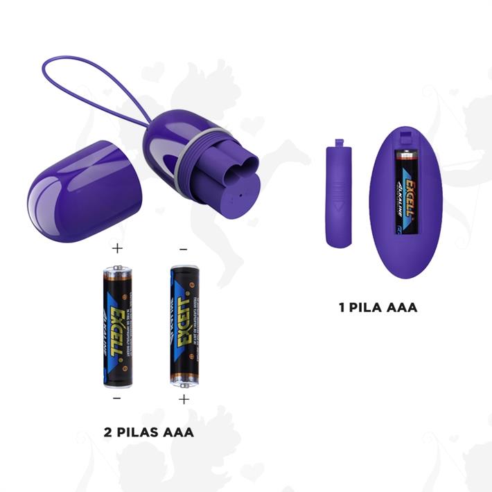 Bala vibradora con control remoto y 30 funciones de vibracion