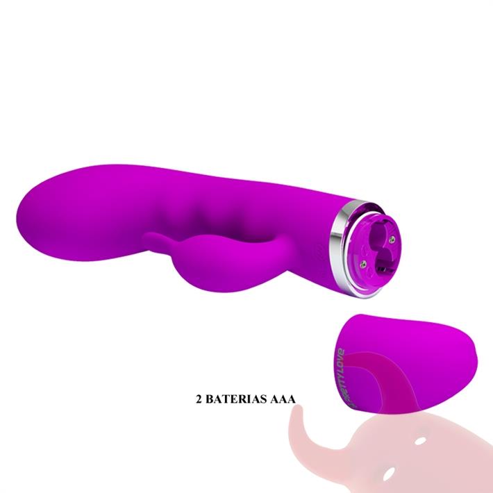 Masajeador de punto G con vibrador de clitoris y 30 funciones