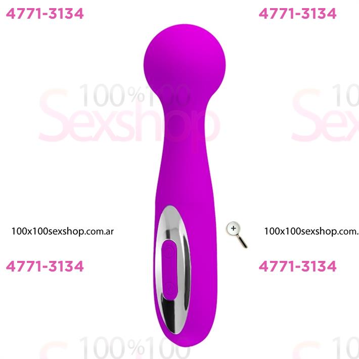 Estimulador vaginal con carga USB y 12 funciones de vibracion