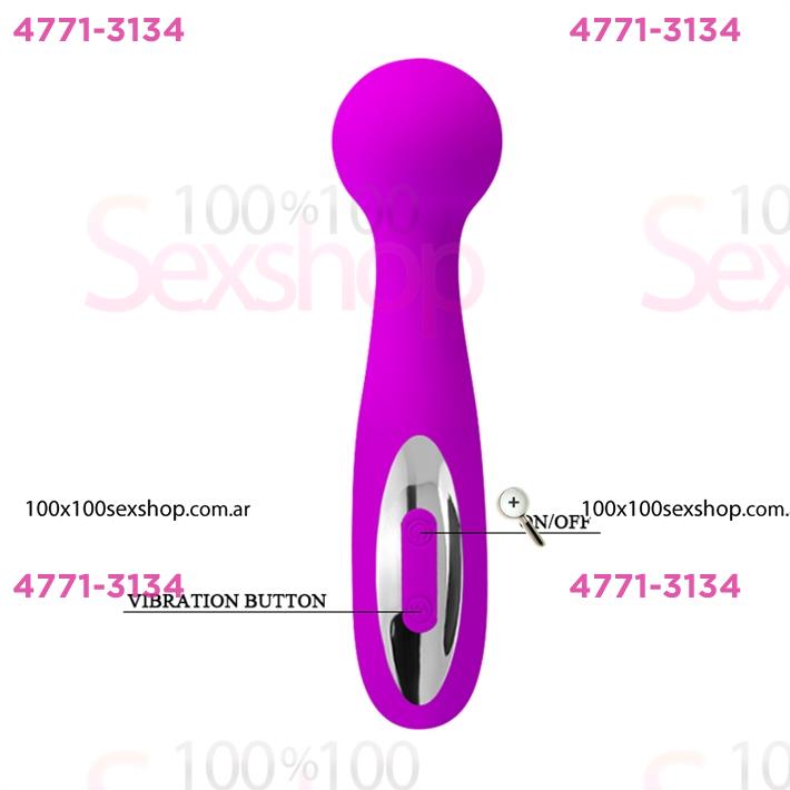 Estimulador vaginal con carga USB y 12 funciones de vibracion