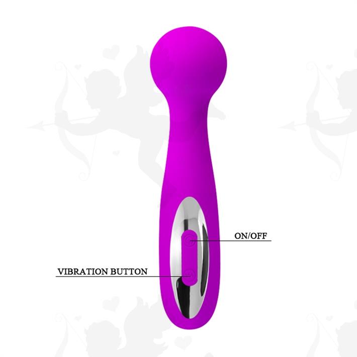 Estimulador vaginal con carga USB y 12 funciones de vibracion