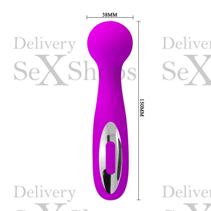 Estimulador vaginal con carga USB y 12 funciones de vibracion