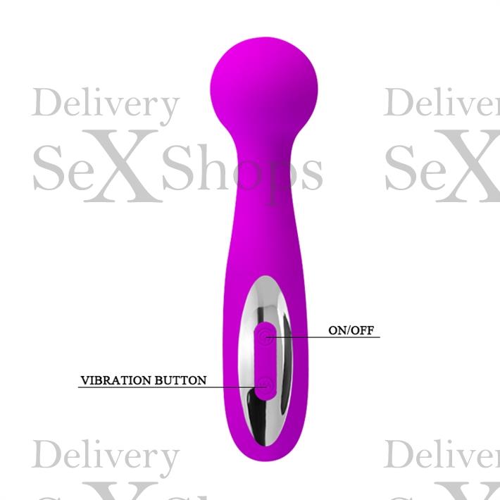 Estimulador vaginal con carga USB y 12 funciones de vibracion