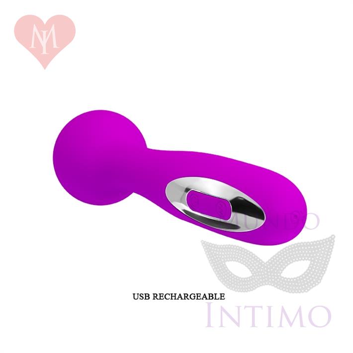 Estimulador vaginal con carga USB y 12 funciones de vibracion