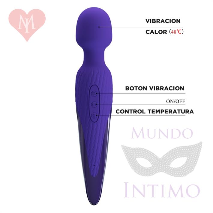 Microfono vibrador con efecto calor y carga USB