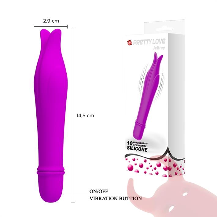  Estimulador vaginal con 10 modos de vibracion 