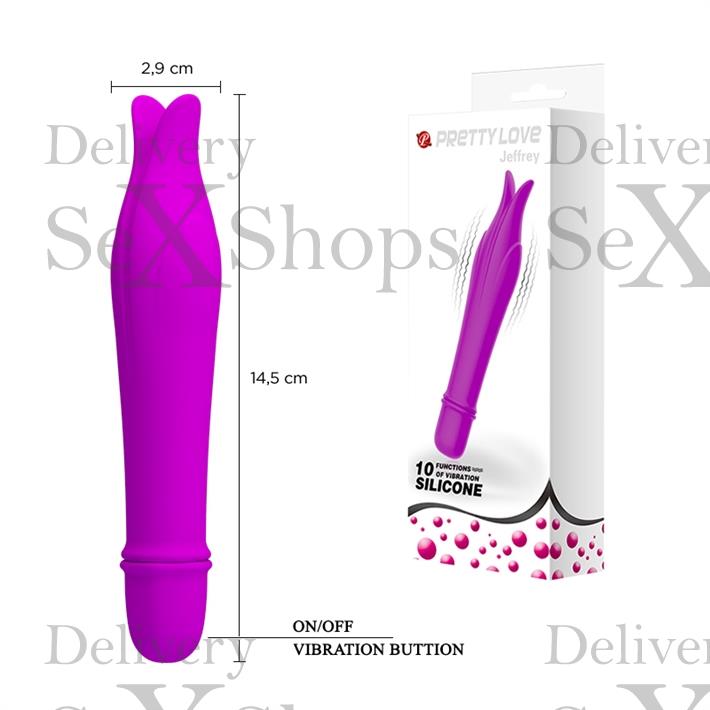  Estimulador vaginal con 10 modos de vibracion 