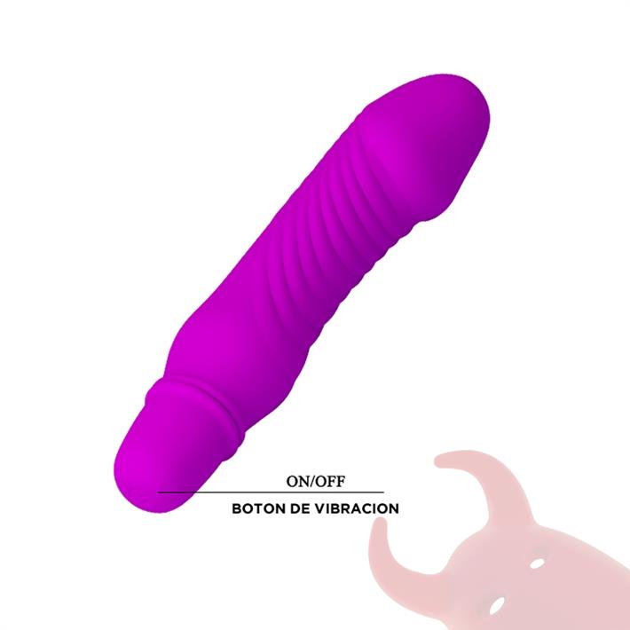 Estimulador de clitoris realizado en silicona con 10 funciones