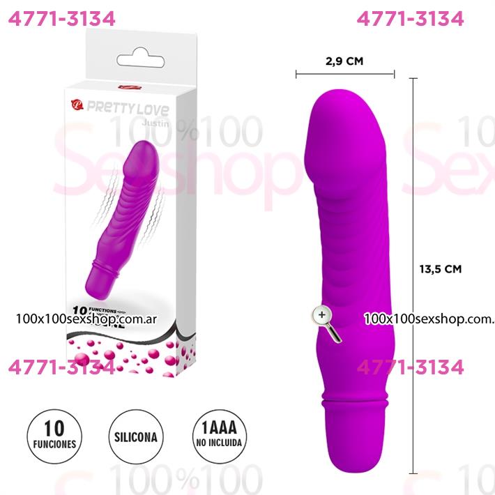 Cód: CA SS-PL-014510 - Estimulador de clitoris realizado en silicona con 10 funciones - $ 28100