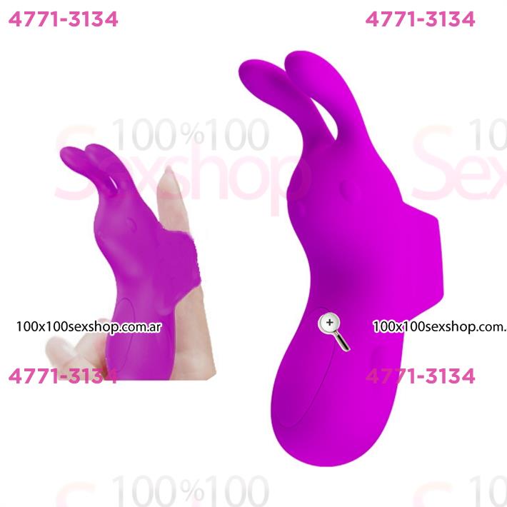 Cód: CA SS-PL-014605 - Vibrador de dedo para estimulacion vaginal y  carga USB - $ 48700