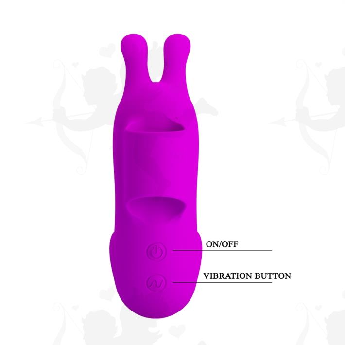 Vibrador de dedo para estimulacion vaginal y  carga USB