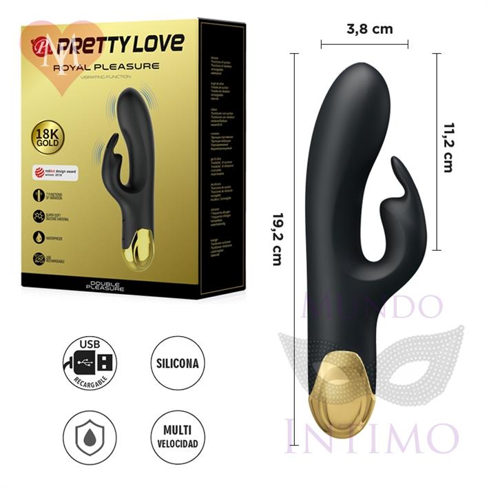  Estimulador de clitoris PREMIUM con 7 modos de vibracion con memoria y carga USB 