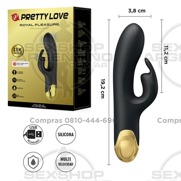  - Estimulador de clitoris PREMIUM con 7 modos de vibracion con memoria y carga USB