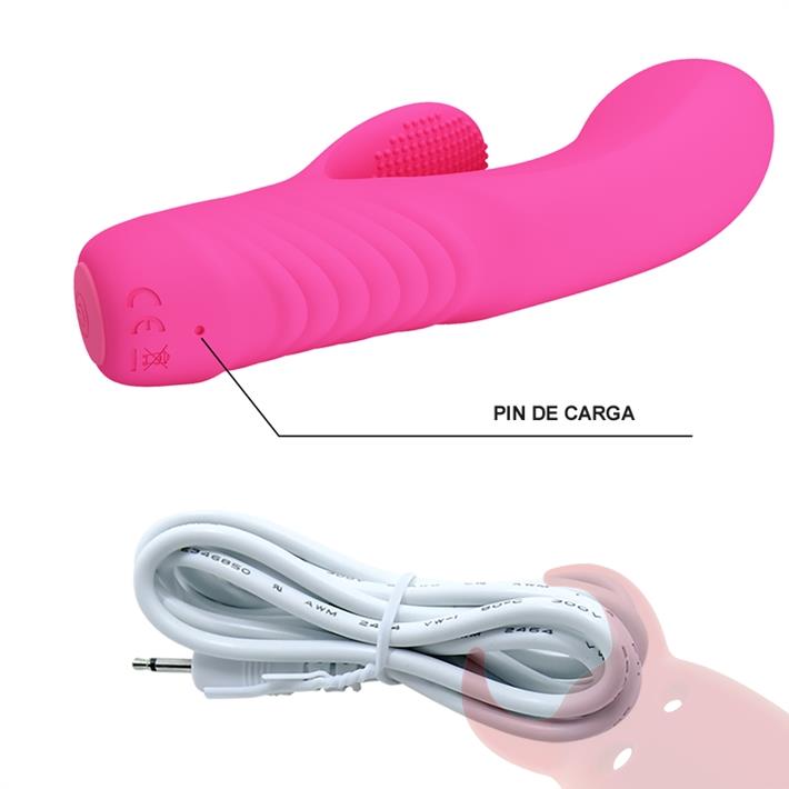 Estimulador de punto G y clitoris con carga USB