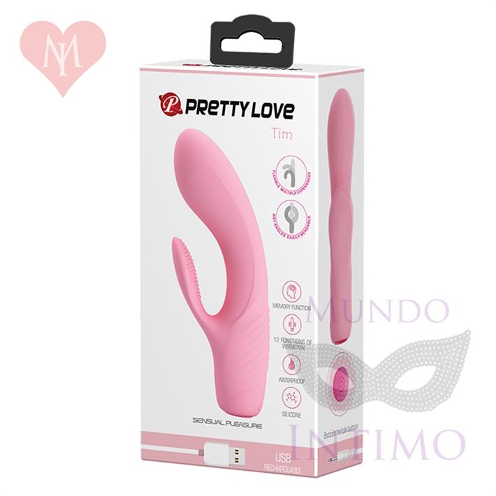 Estimulador flexible de punto G y clitoris con carga USB
