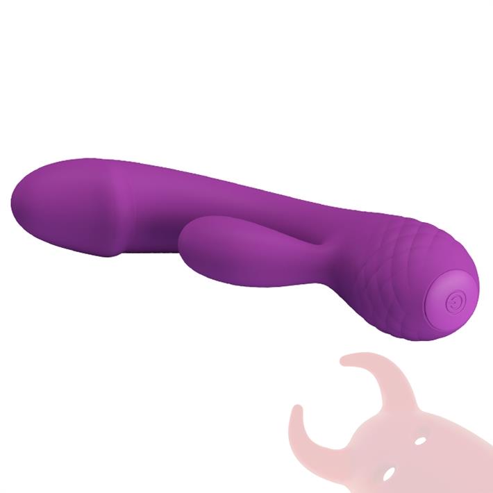  Vibrador con carga usb para estimulacion de punto g y clitoris