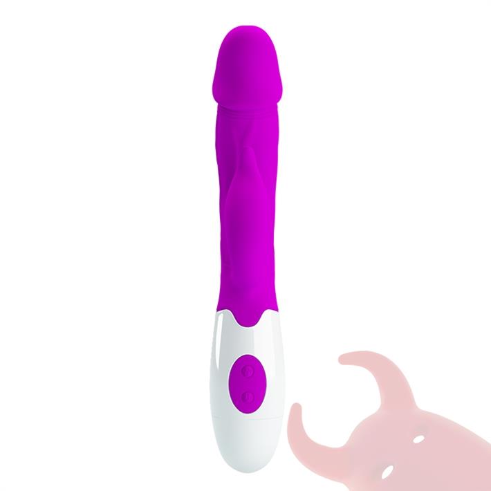 Estimulador vaginal con vibrador de clitoris y 30 funciones de vibracion