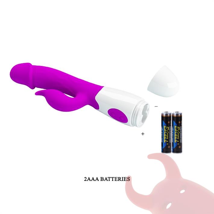 Estimulador vaginal con vibrador de clitoris y 30 funciones de vibracion