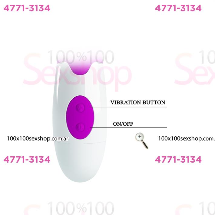 Estimulador vaginal con vibrador de clitoris y 30 funciones de vibracion