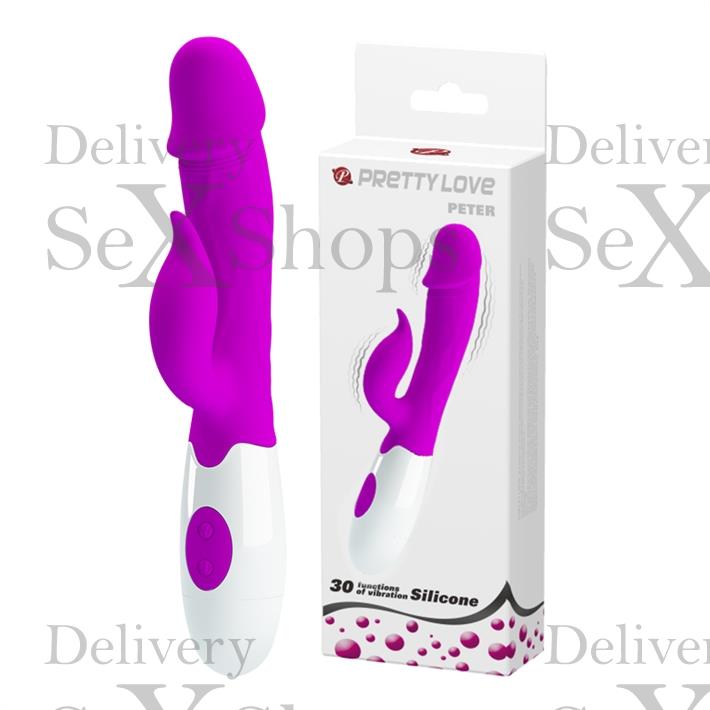 Estimulador vaginal con vibrador de clitoris y 30 funciones de vibracion