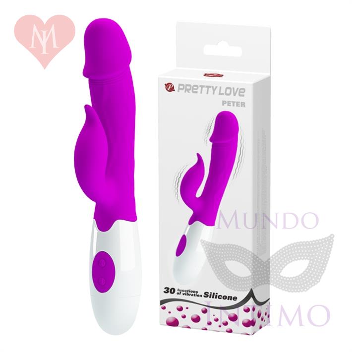 Estimulador vaginal con vibrador de clitoris y 30 funciones de vibracion