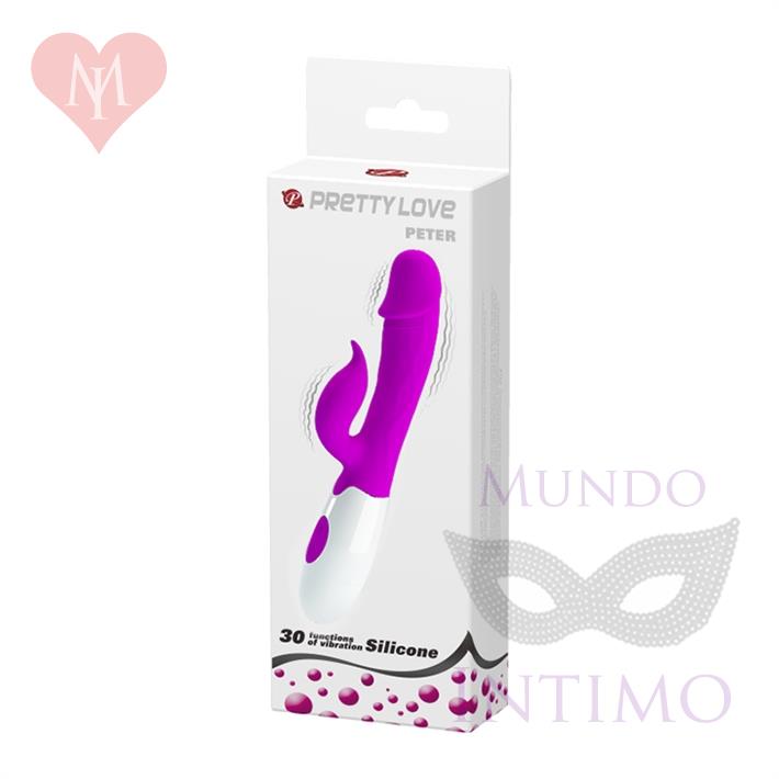 Estimulador vaginal con vibrador de clitoris y 30 funciones de vibracion