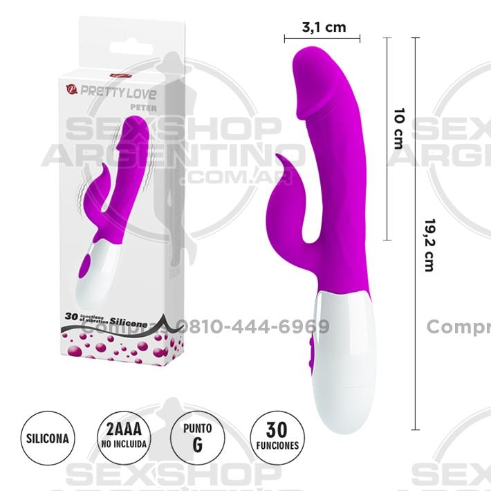 Estimulador vaginal con vibrador de clitoris y 30 funciones de vibracion - SS-PL-014706 Estimulador vaginal con vibrador de clitoris y 30 funciones de vibracion