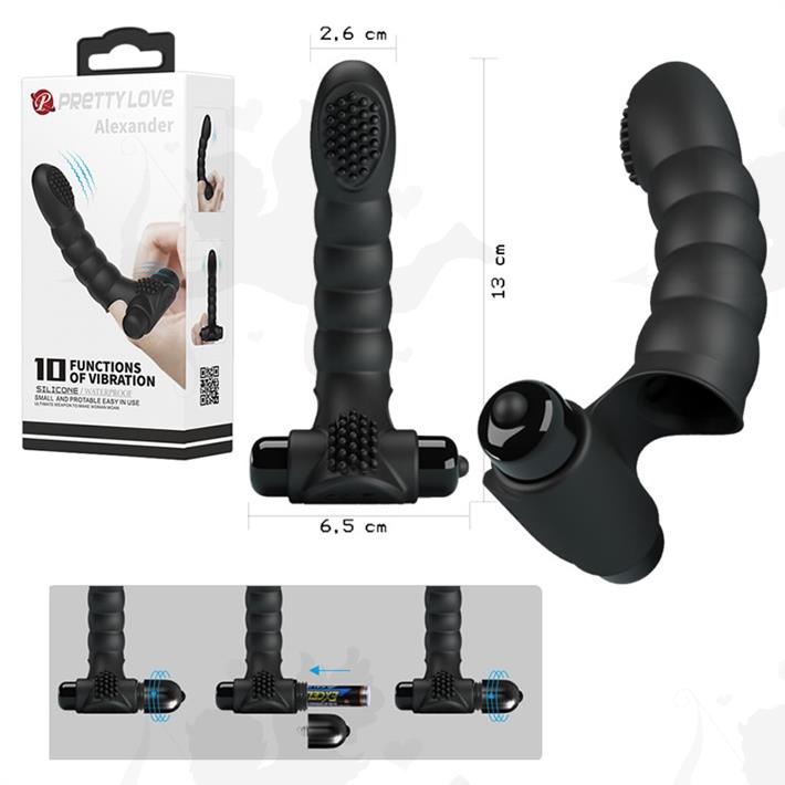Cód: SS-PL-014707 - Guante para mano con vibracion para estimulacion vaginal. - $ 5950