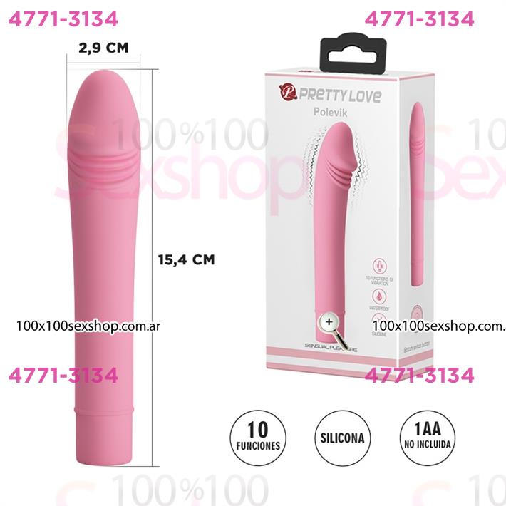 Cód: CA SS-PL-014718-1 - Estimulador vaginal y de punto G con 10 velocidades - $ 43400