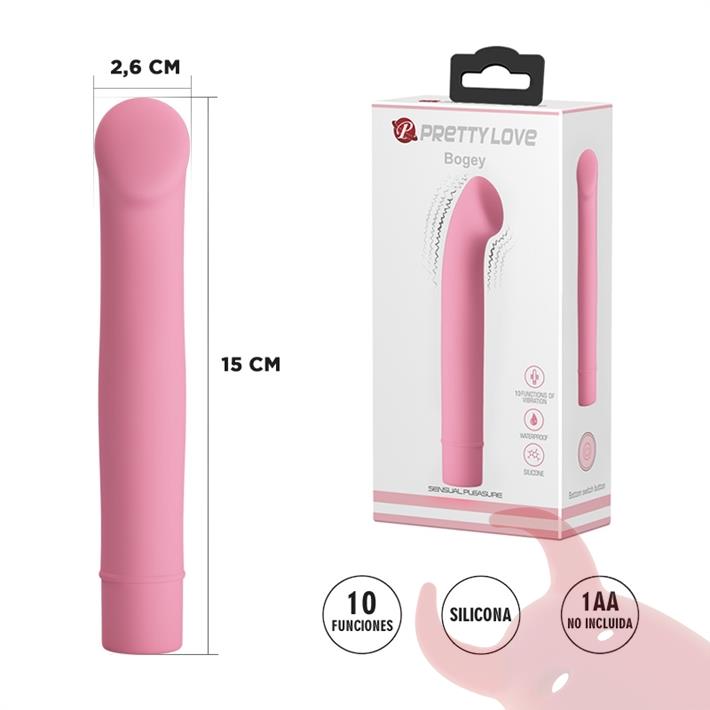  Vibrador estimulador de punto G con 10 velocidades diferentes 