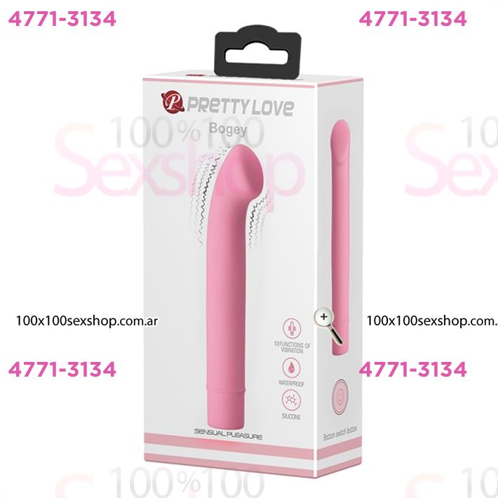 Vibrador estimulador de punto G con 10 velocidades diferentes