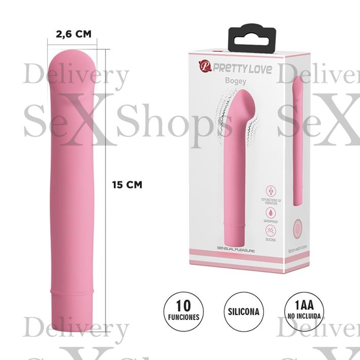  Vibrador estimulador de punto G con 10 velocidades diferentes 