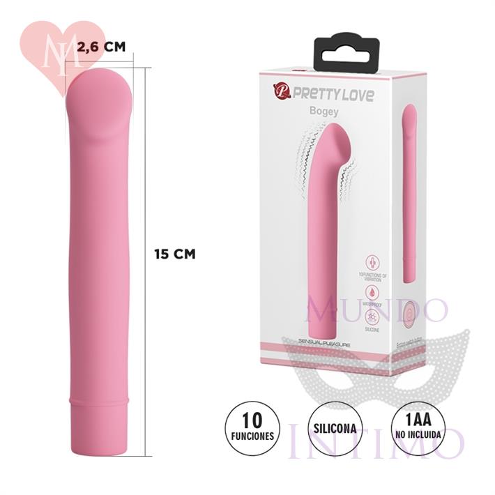  Vibrador estimulador de punto G con 10 velocidades diferentes 